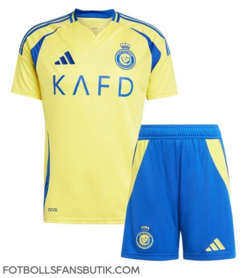 Al-Nassr Replika Hemmatröja Barn 2024-25 Kortärmad (+ Korta byxor)